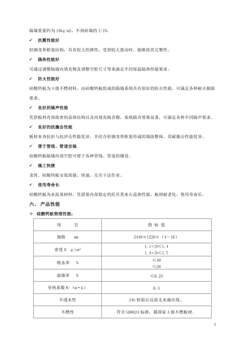 隔墙(标准隔墙、卫生间、贴面墙)系统手册.doc_第2页