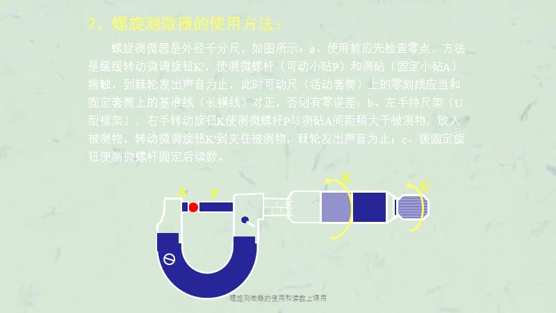 螺旋测微器的使用和读数上课用课件.ppt_第3页