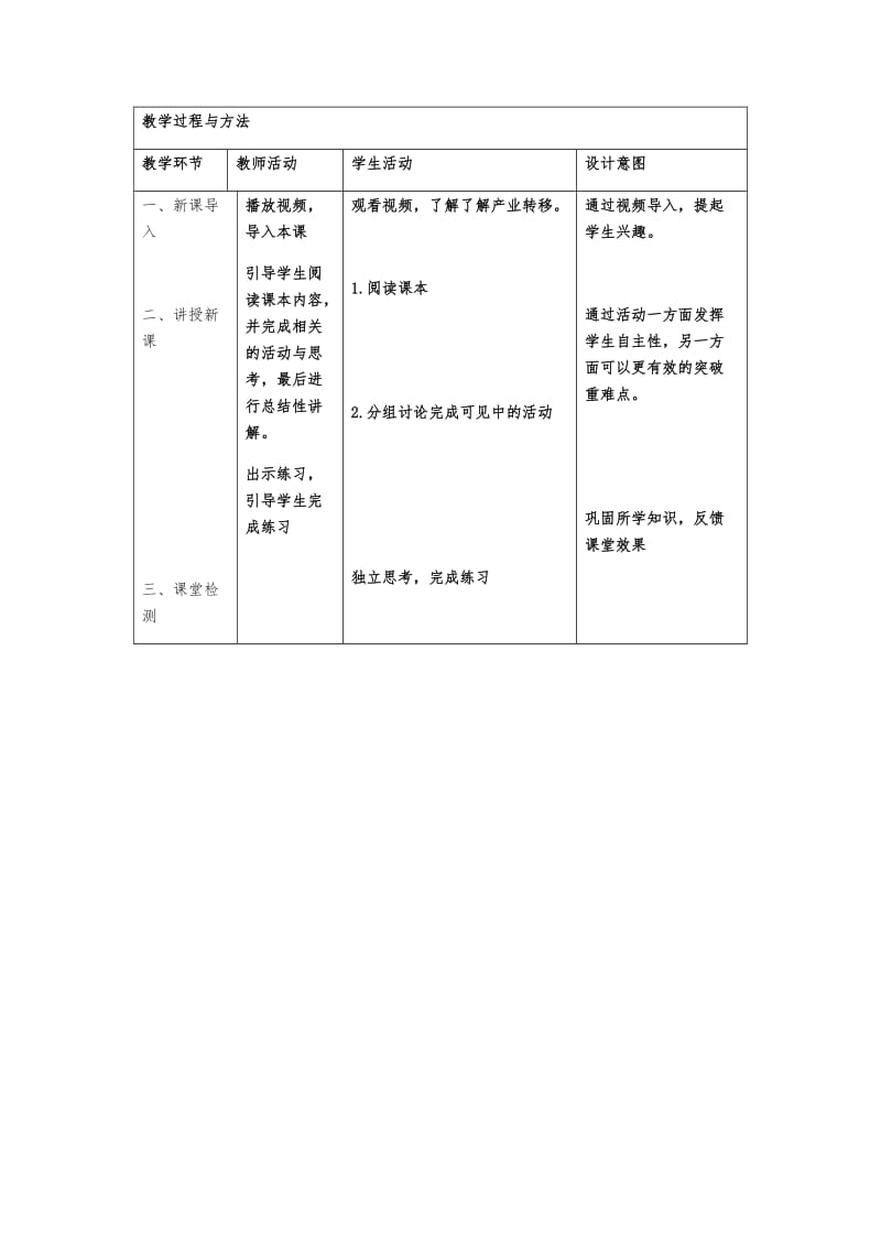 产业转移第一课时教学设计.docx_第2页