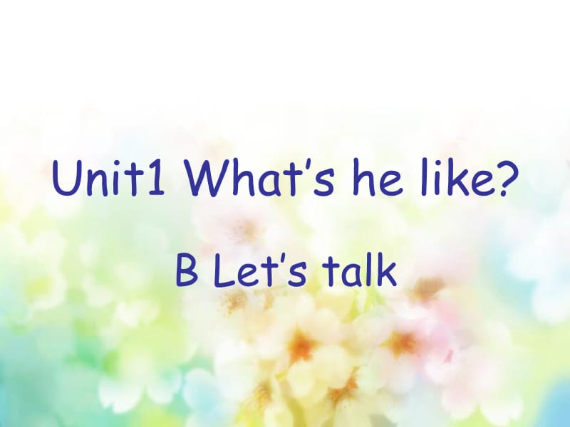 五年级上Unit1Blets_talk.ppt_第1页