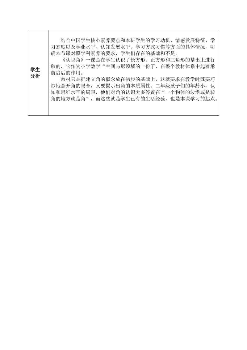 数学学科核心素养进课堂之学情分析单.docx_第2页