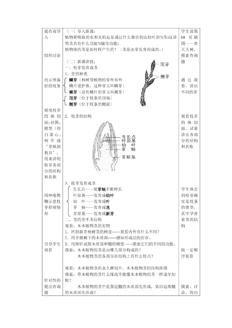 《植物茎的输导功能》教案(苏教版初一上)(四).docx_第2页