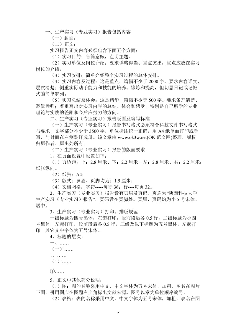 生产实习报告格式_0.doc_第2页