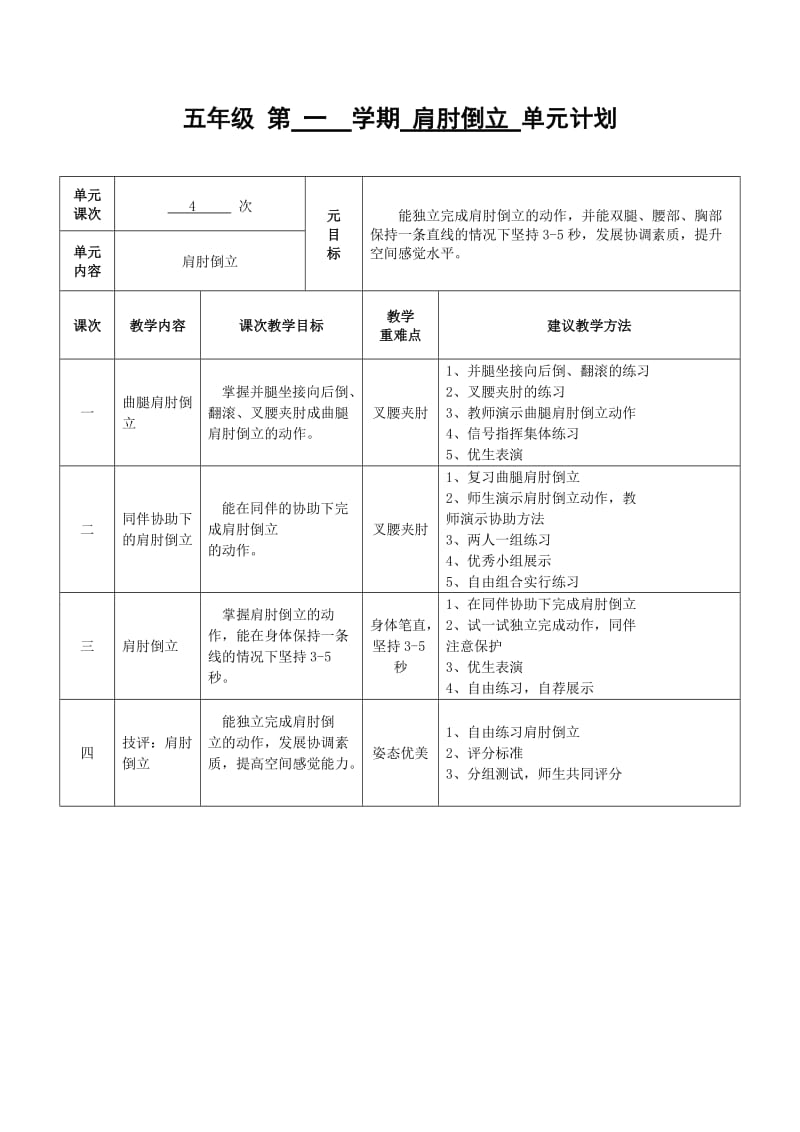 5-9 五年级技巧： 肩肘倒立.doc_第1页