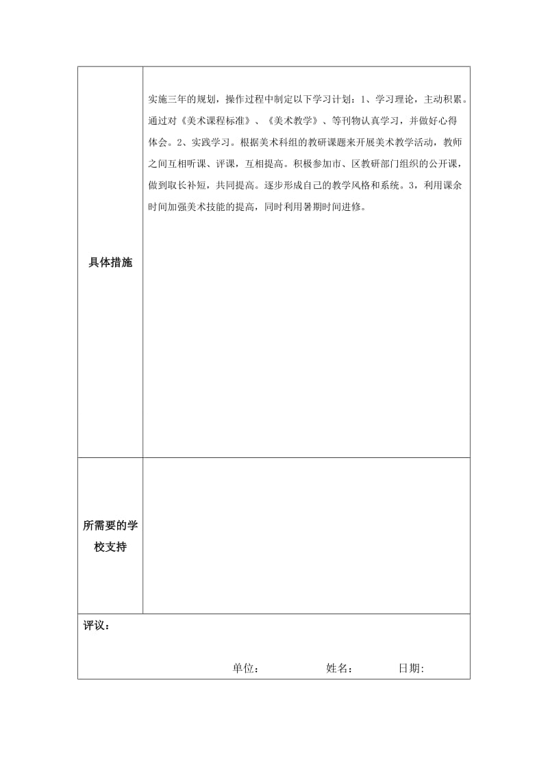 个人专业发展规划模板(曾文艺)修改版.doc_第2页