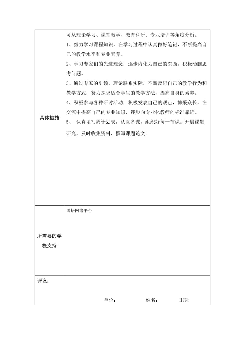 修改个人专业发展规划模板（詹恕平）.docx_第2页