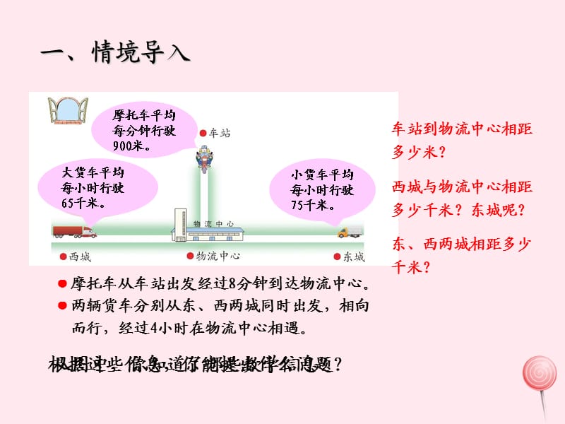 四年级数学上册 第六单元《相遇问题》课件 青岛版.ppt_第2页