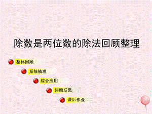 四年级数学上册 第五单元《除数是两位数的除法》课件 青岛版.ppt