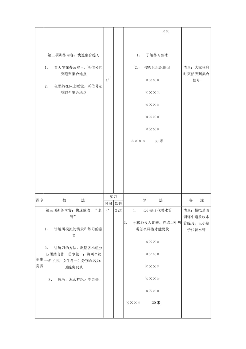 初中体育快速跑教学设计.doc_第2页