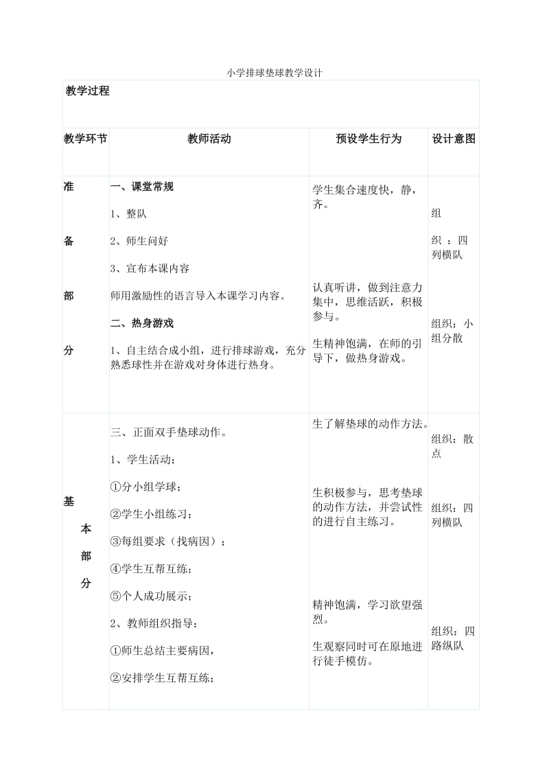 小学排球垫球教学设计.doc_第1页