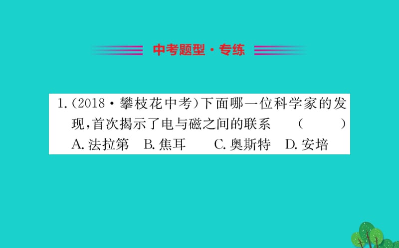 九年级物理全册 第二十章 第2节 电生磁习题课件 （新版）新人教版.ppt_第2页