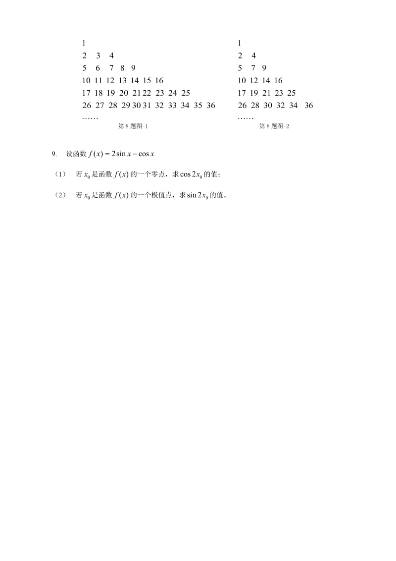 2011年广东仲元中学高三数学理科二轮复习天天练21(印刷).doc_第2页