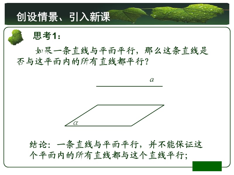 223+224直线与平面、平面与平面平行的性质(修改版).ppt_第3页