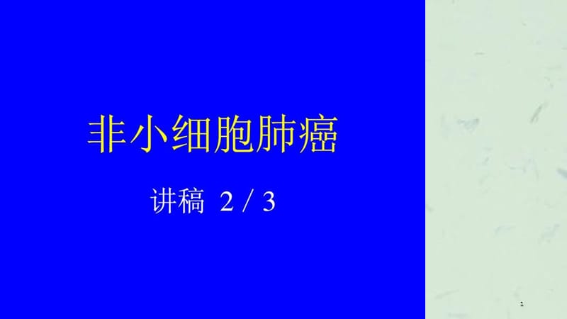 非小细胞肺癌课件.ppt_第1页