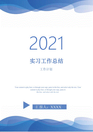 2021年实习工作总结.doc