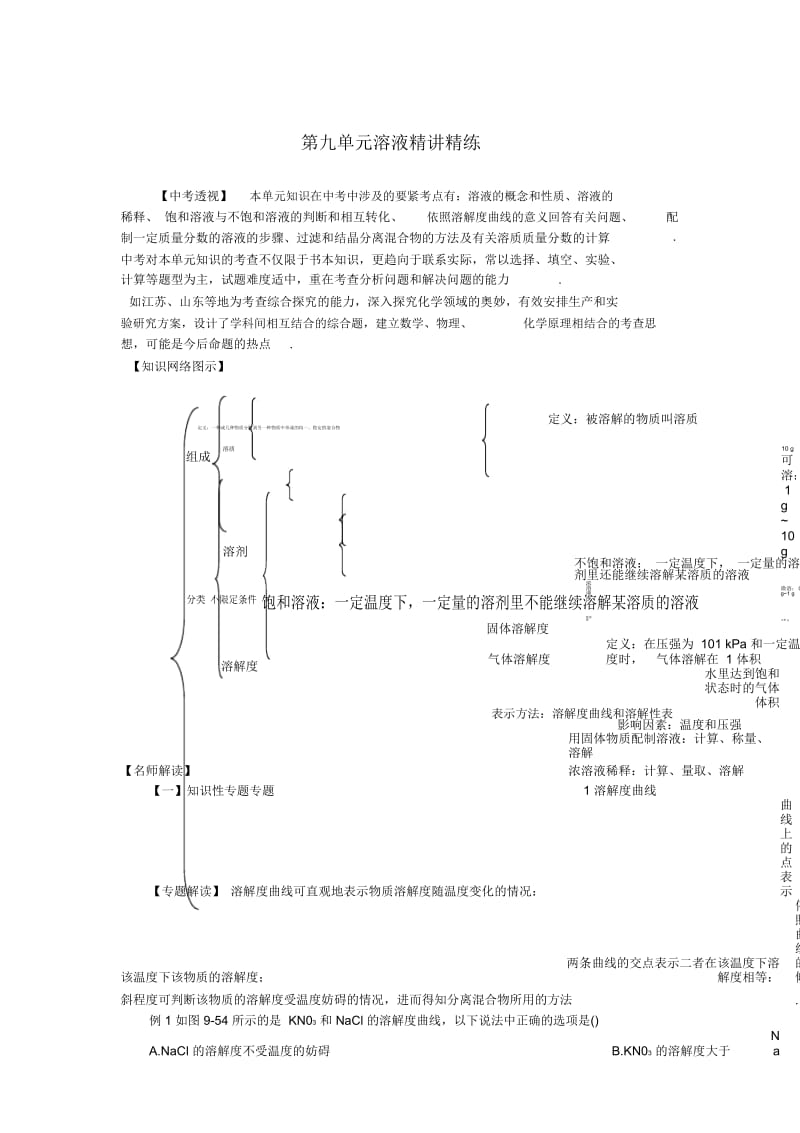 溶液精讲精练.docx_第1页