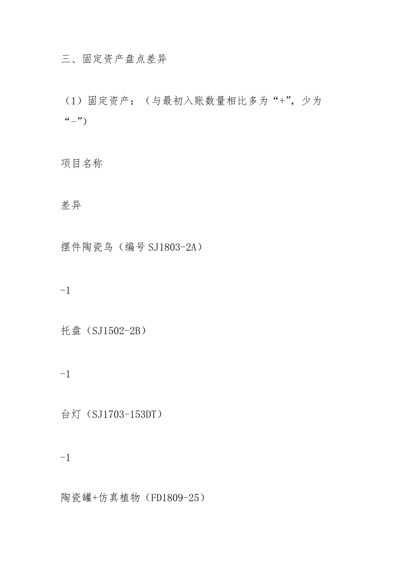 2021年年固定资产及酒店用品盘点情况的报告.docx_第2页