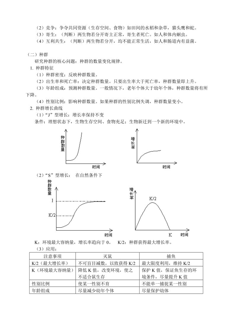 复习生态因素对生物的影响、种群的特征、群落的特征.doc_第2页