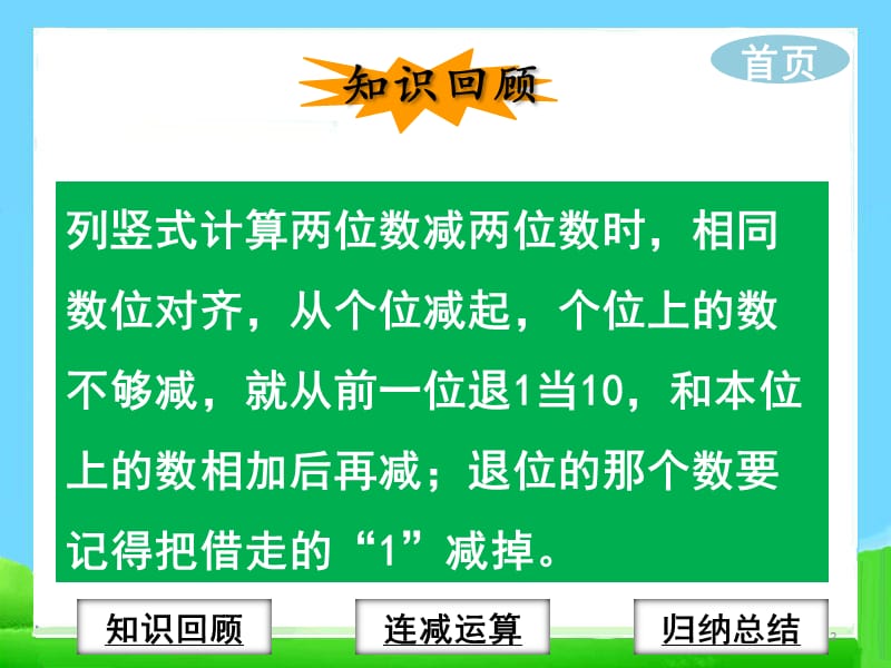 苏教版二年级上学期：数学连减知识要点.ppt_第2页