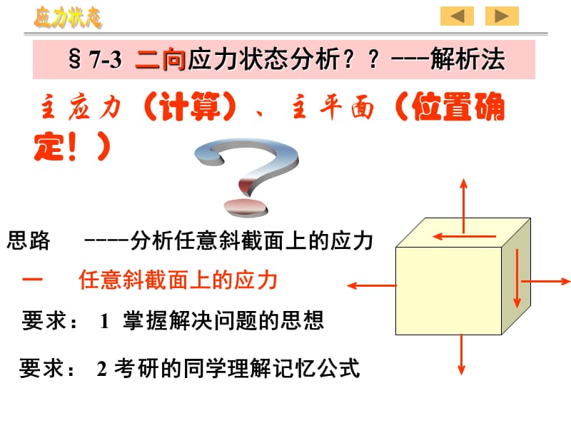 二向应力状态分析--解析法和图解法.ppt_第2页