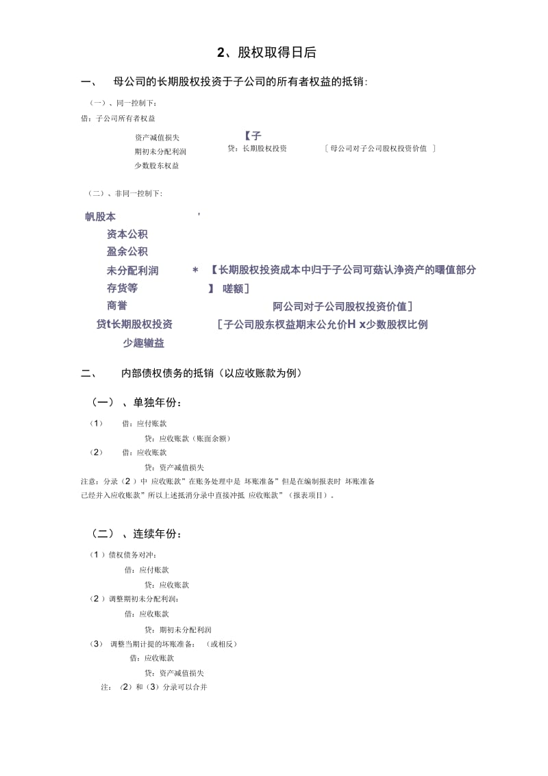 合并报表抵消分录.docx_第2页