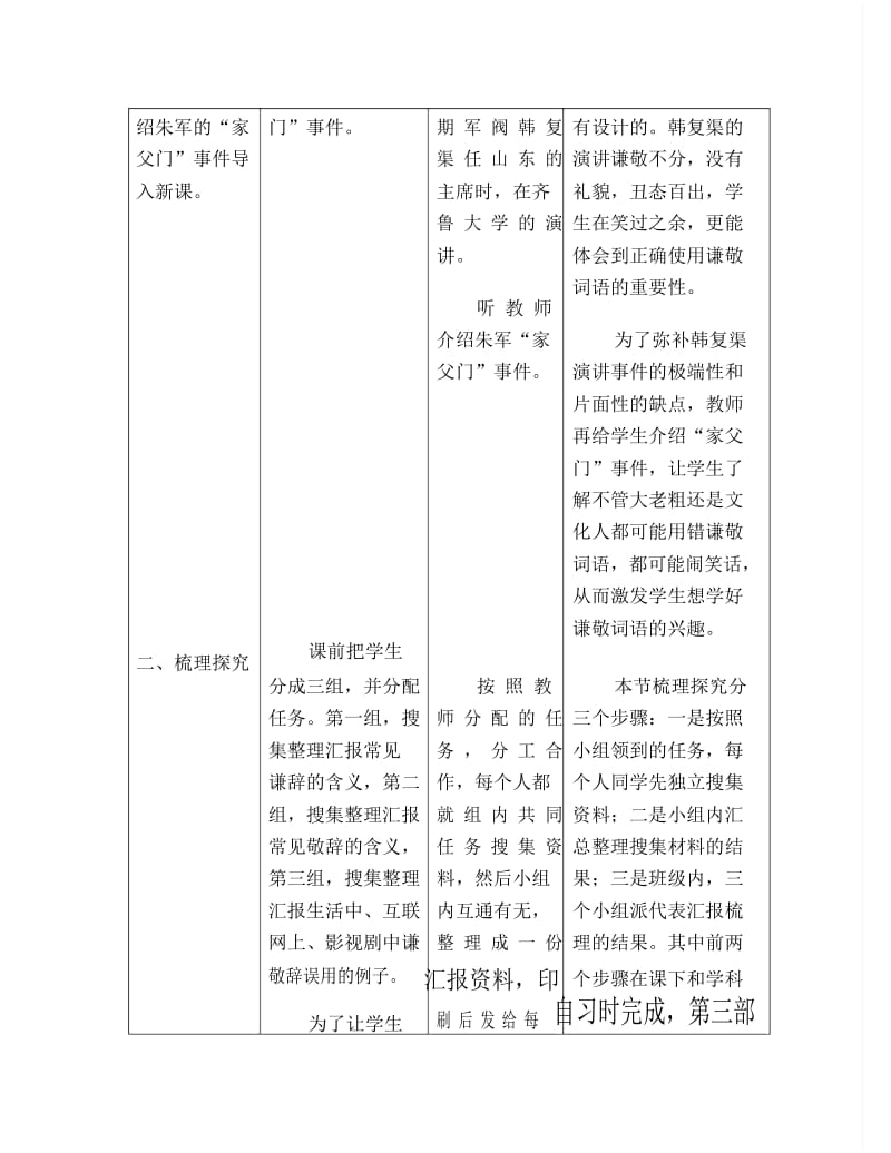 《讲究礼貌用语之正确使用谦敬词语》教学设计.docx_第3页