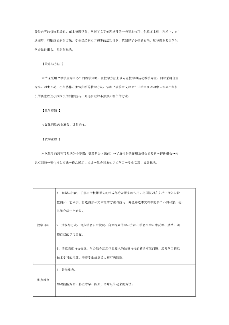 《电子文档设计——报头的设计》教学设计.docx_第2页