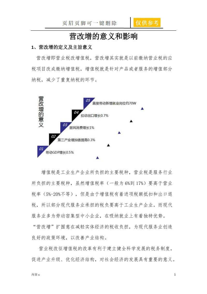 营改增的意义和影响【稻谷书店】.doc_第1页