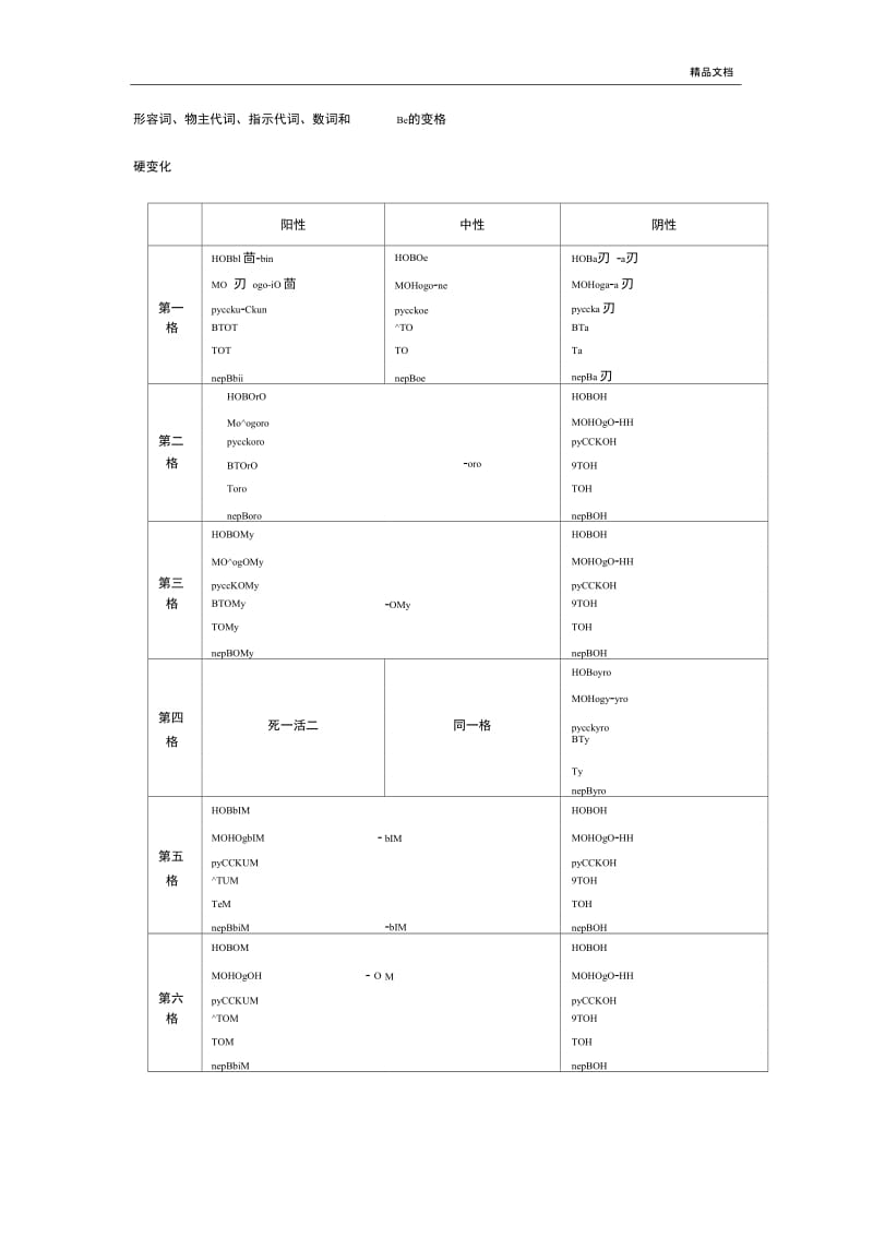 俄语变格表格.docx_第2页