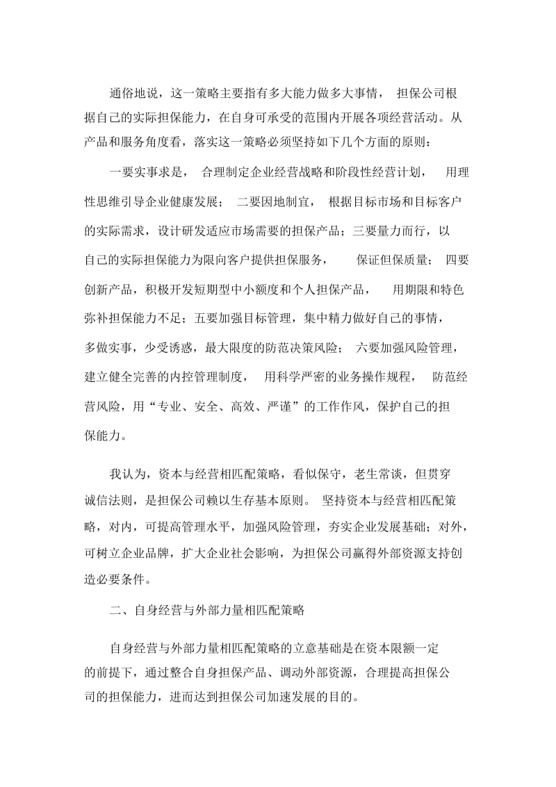 担保公司的产品与服务策划案(doc6页).docx_第2页