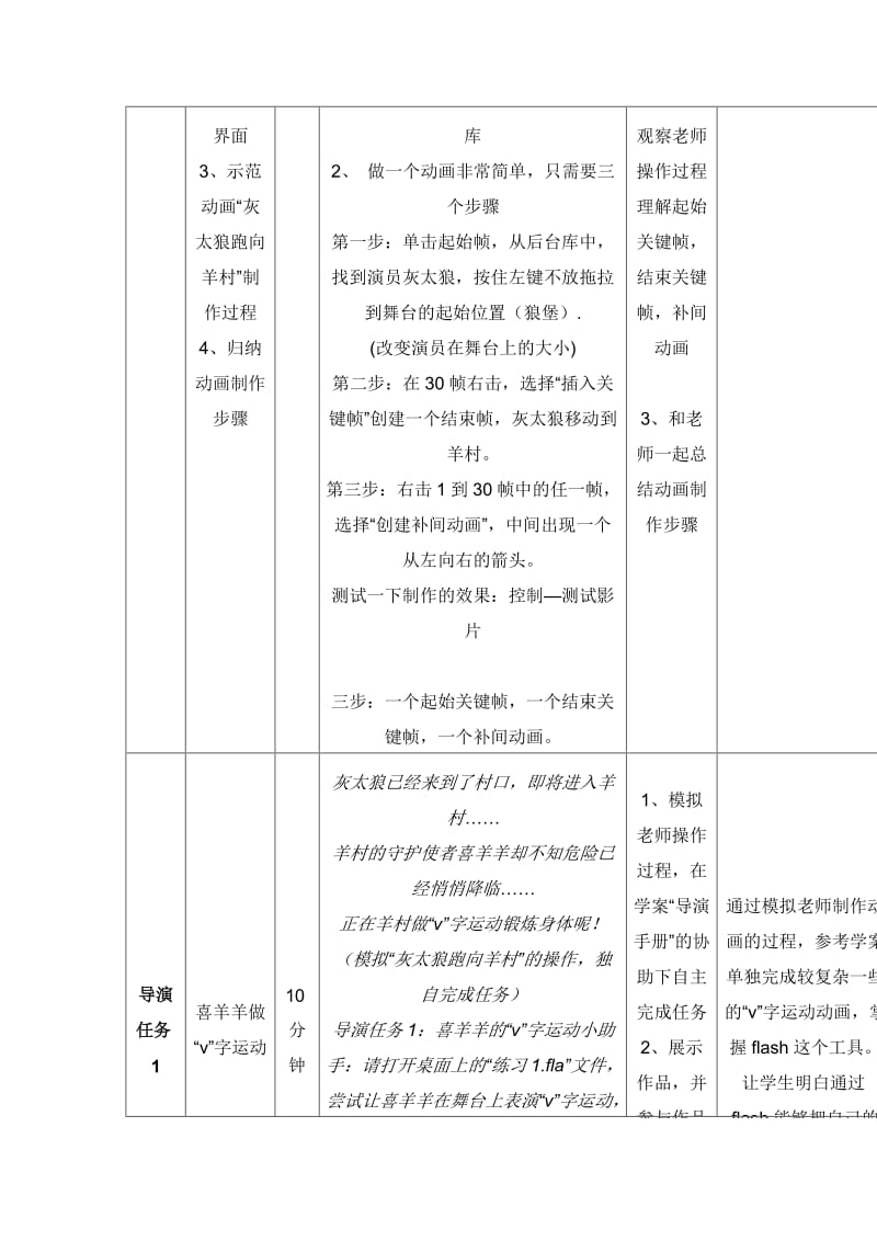 《初识flash动画制作》教学设计.doc_第3页