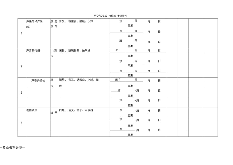 初中物理实验记录表.docx_第2页