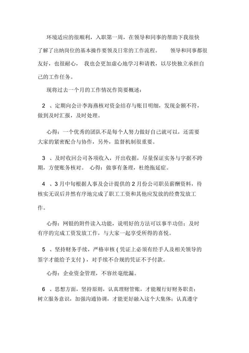 出纳见习期工作小结.docx_第2页