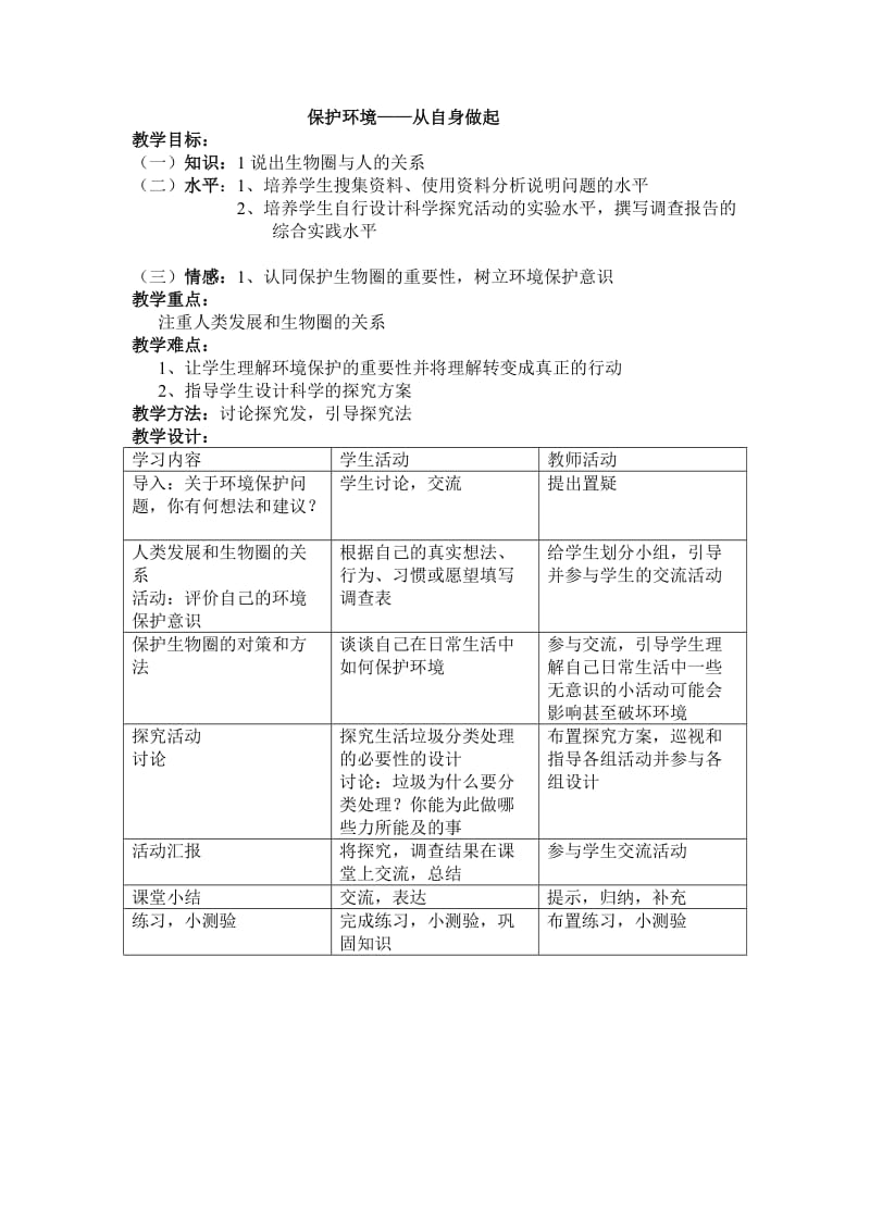 保护环境——从自身做起.doc_第1页