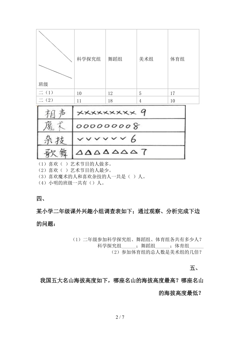 小学苏教版二年级2021年下学期数学应用题与解决问题全集.doc_第2页