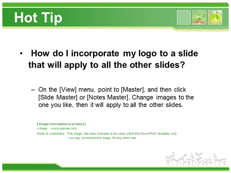 绿叶绿芽绿色生命PPT模板.ppt_第3页