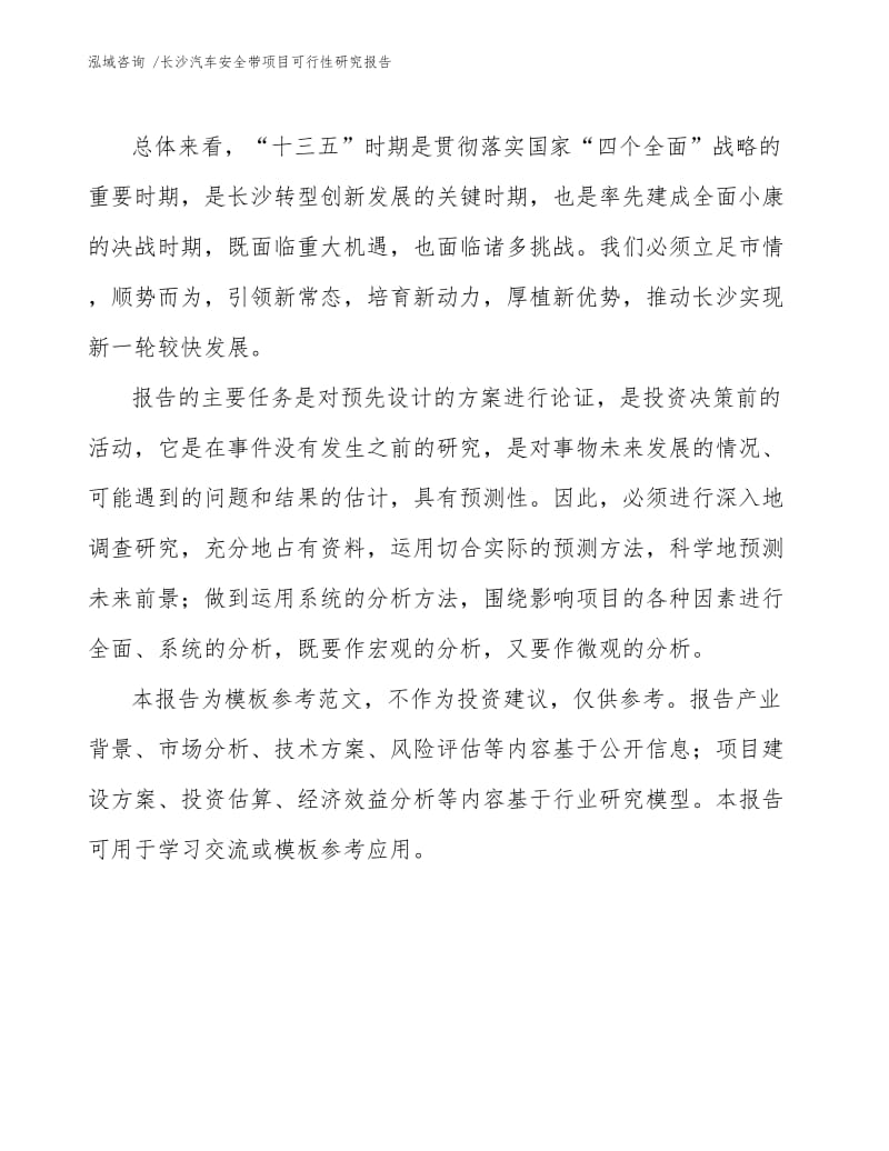 长沙汽车安全带项目可行性研究报告.docx_第3页