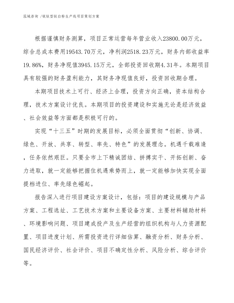 锐钛型钛白粉生产线项目策划方案范文参考.docx_第3页