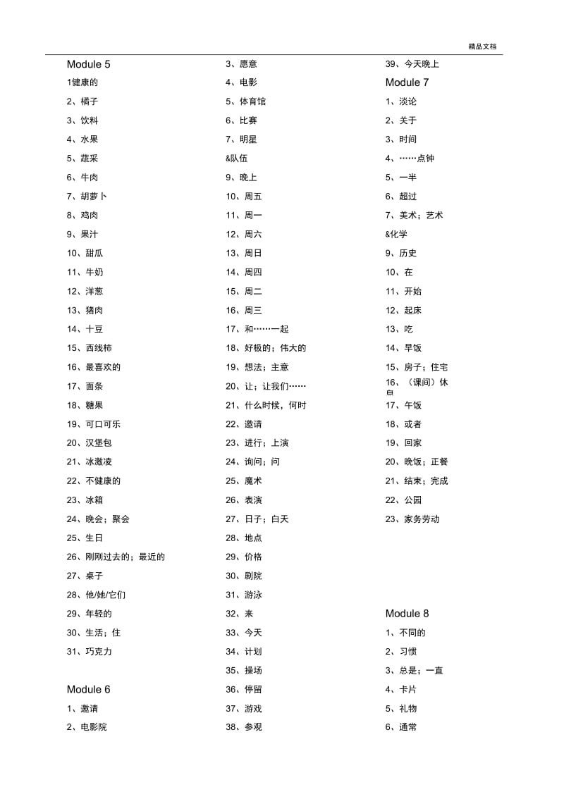 人教版初一到初三单词默写表.docx_第2页