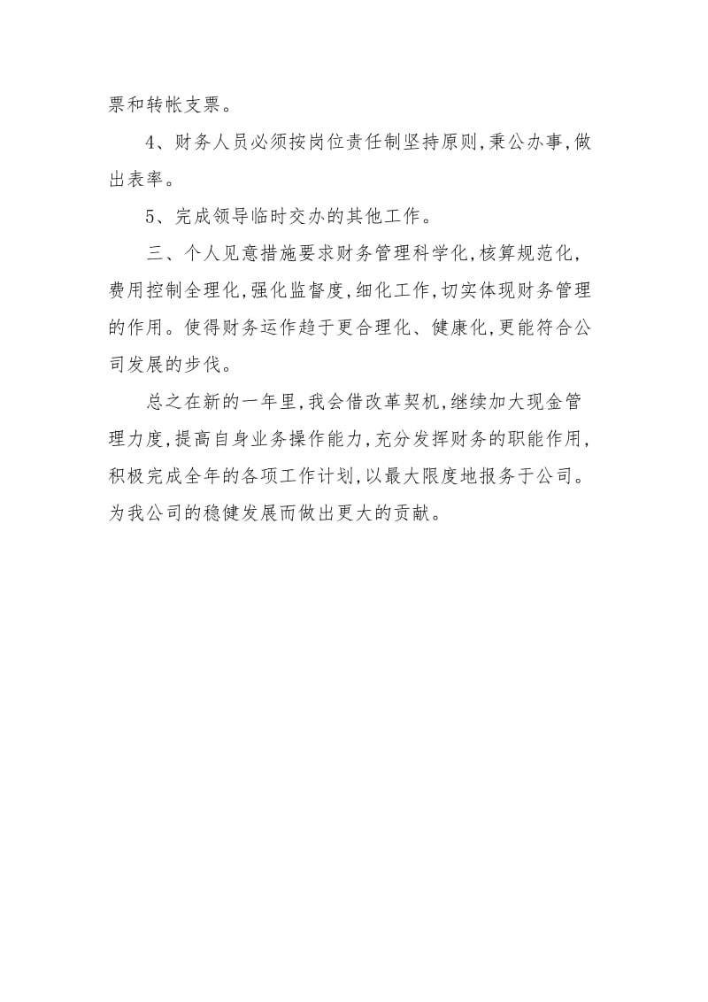 2021年财务出纳人员个人工作计划.docx_第2页