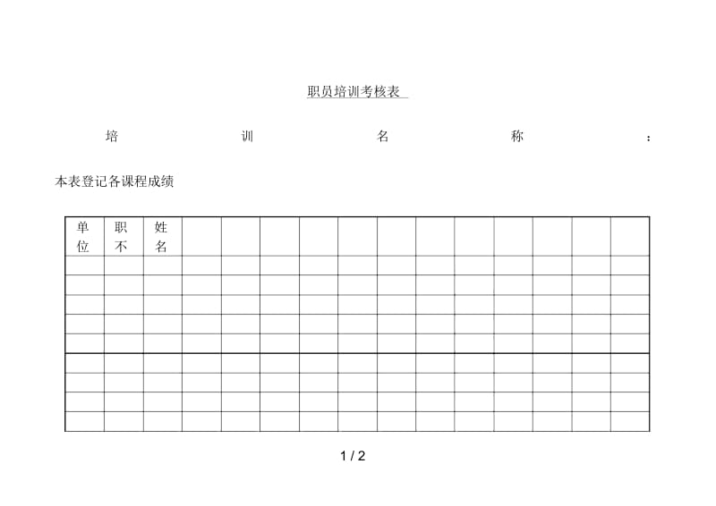 员工考核表汇编29.docx_第1页