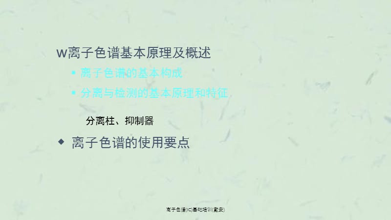 离子色谱(IC)基础培训(戴安)课件.ppt_第2页