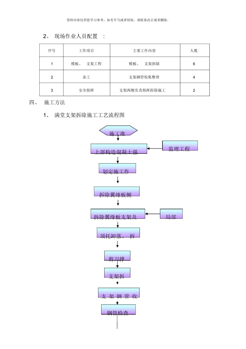 满堂支架拆除施工安全专项方案.docx_第3页