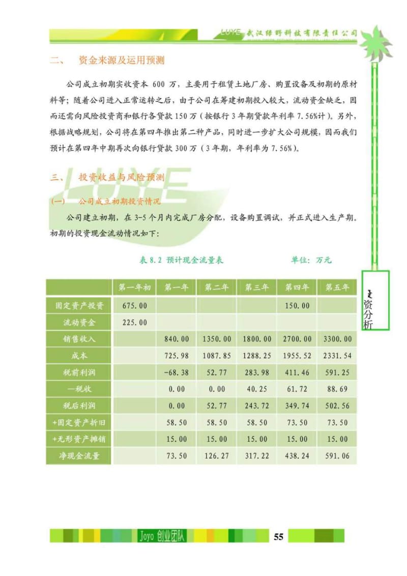 武汉绿野科技有限责任公司创业计划书(下).doc_第2页