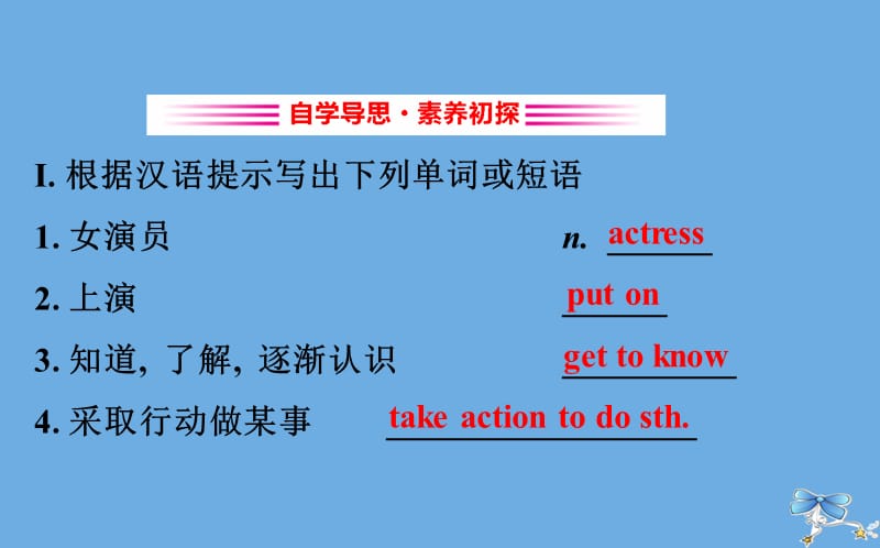 2020版九年级英语全册 Unit 6 Movies and Theater Lesson 36 Making Plays Is Fun课件 （新版）冀教版.ppt_第2页