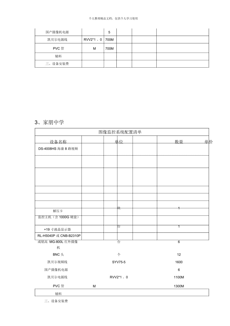 绩溪县学校校园监控方案清单.docx_第3页