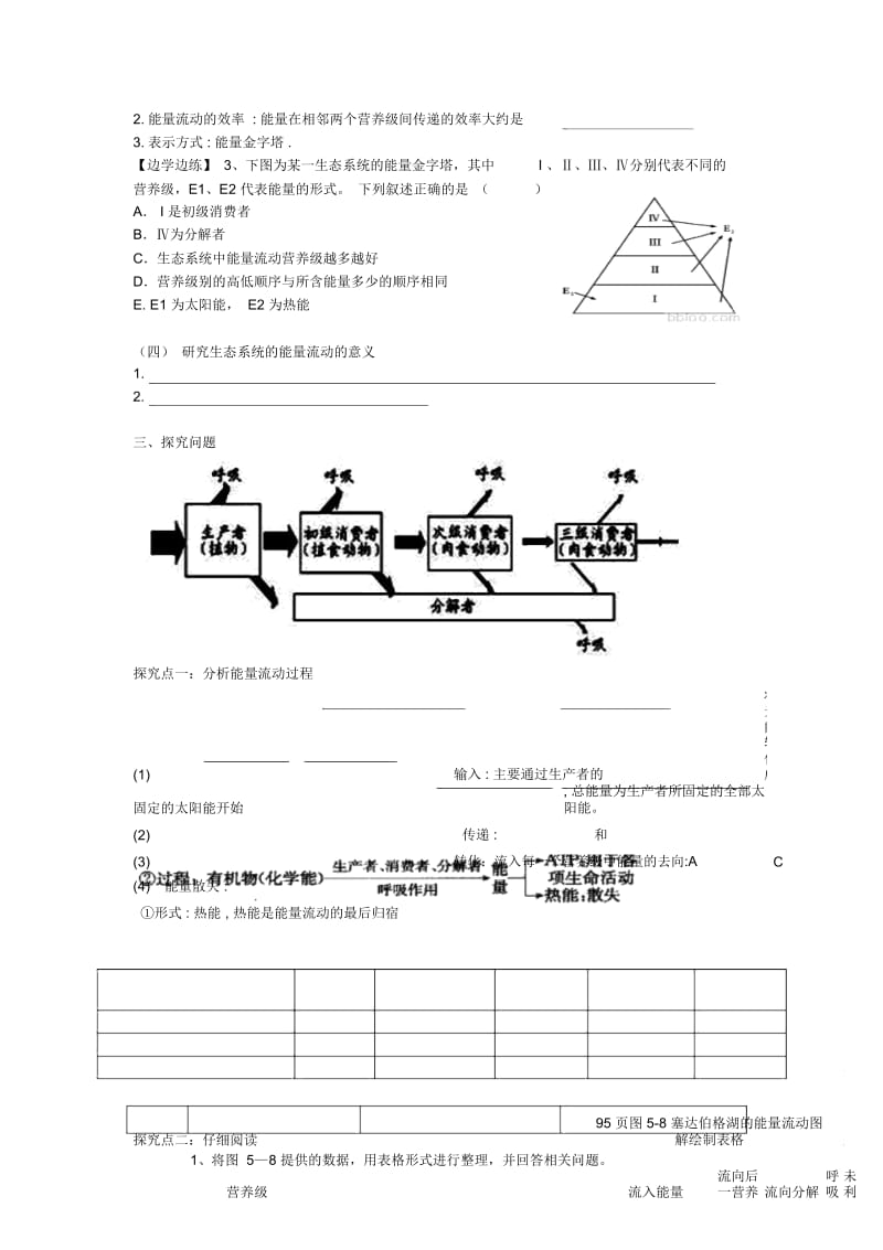 河北省石家庄市高中生物第五章生态系统及其稳定性5.2生态系统的能量流动第3课时教学案新人教版必修3.docx_第2页