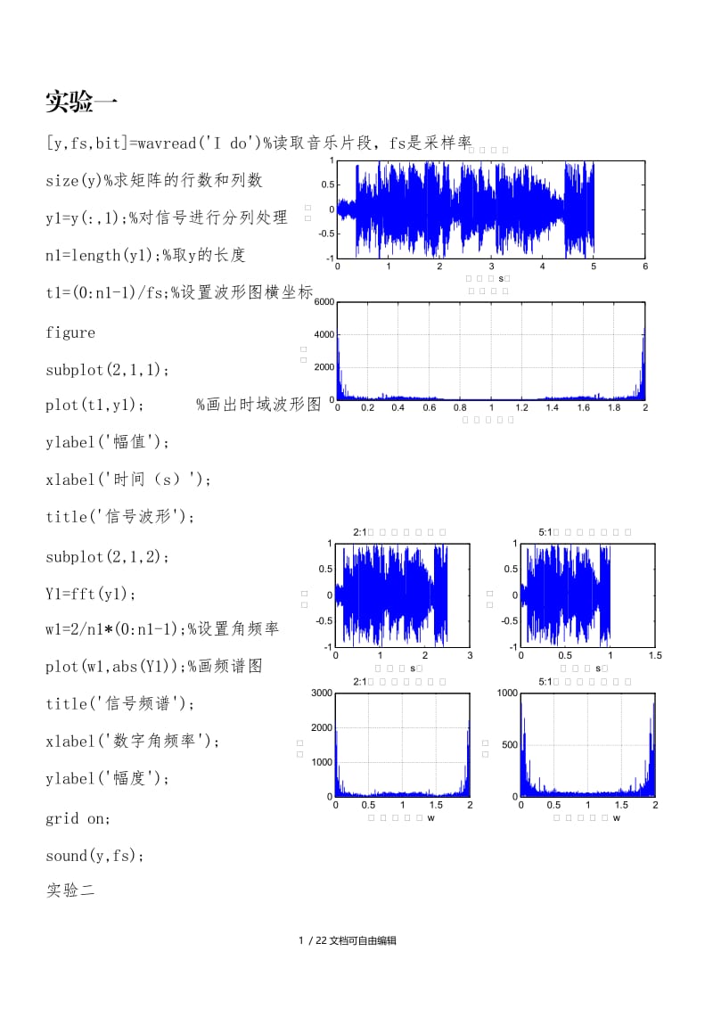 MATLAB的语音信号频谱分析.doc_第1页