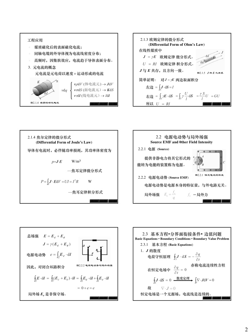 技能培训专题 工程电磁场讲义工程电磁场讲义（第二章）.pdf_第2页