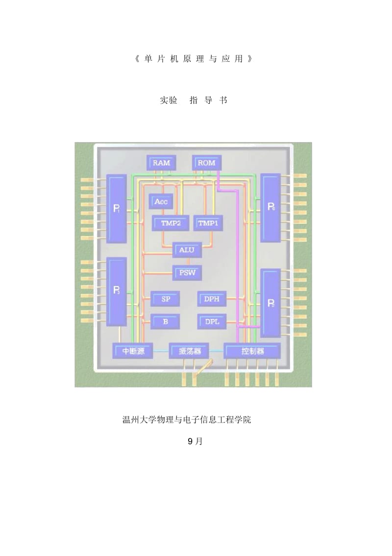 单片机实验指导书范本模板.docx_第1页